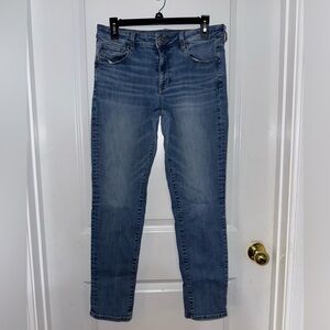 American Eagle Outfitters Size 12R Women's Skinny Stretch Jeans - Medium Blue